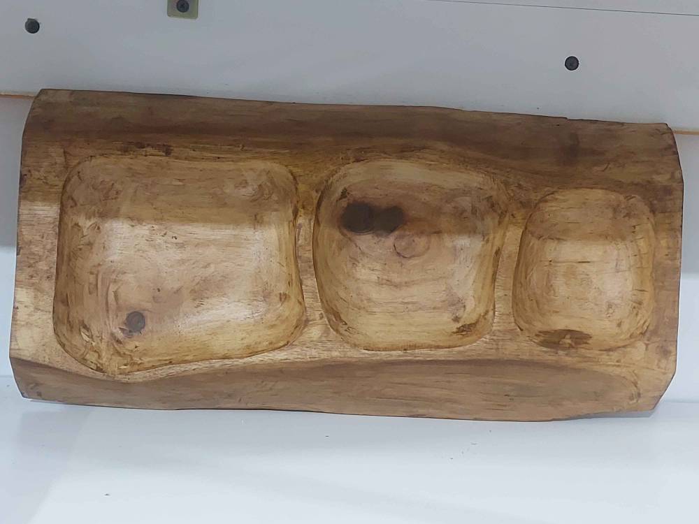 اردو خوری با چوب گردو دست ساز